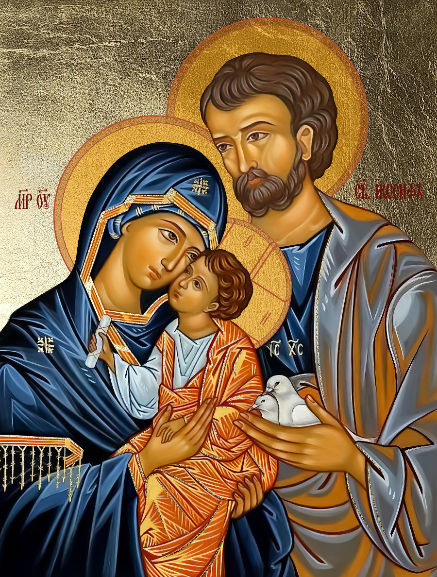 Holy Family Icon by Art Christiana