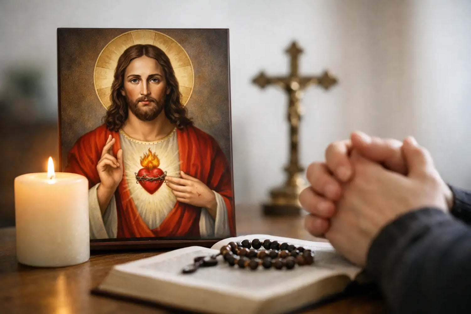 How a Sacred Heart Jesus Icon Draws Us to Prayer