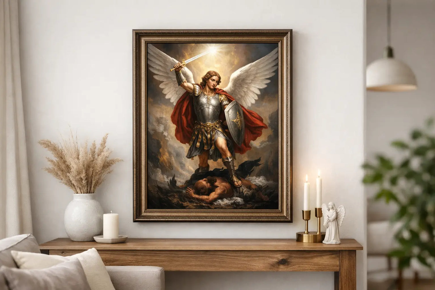 Archangel Michael Protection Art for the Home