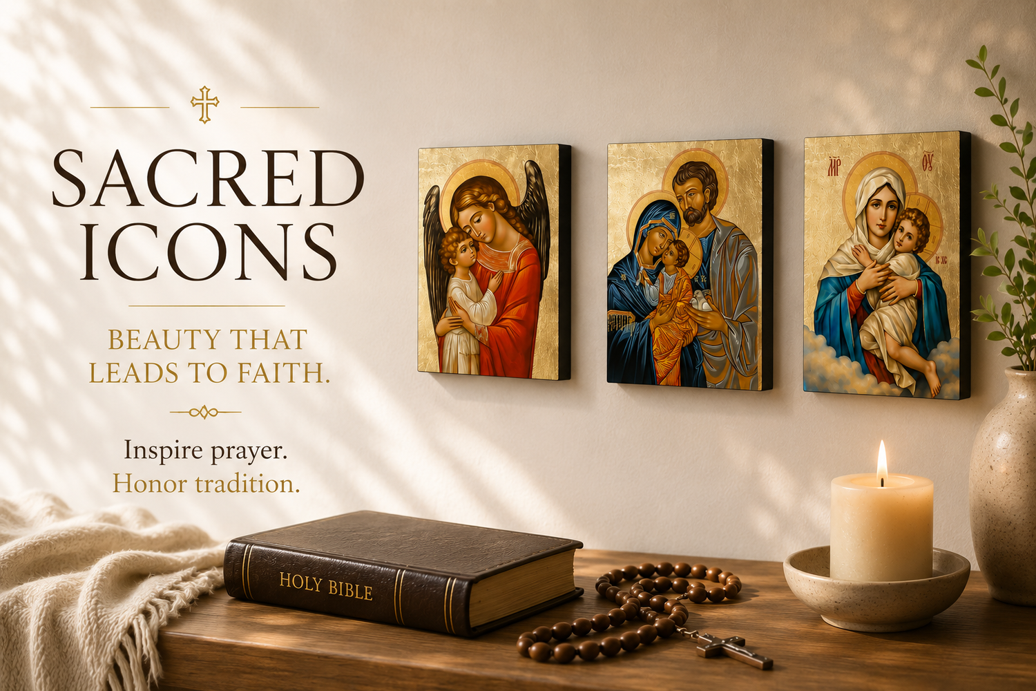 Handcrafted Catholic Icons From Poland for Prayer