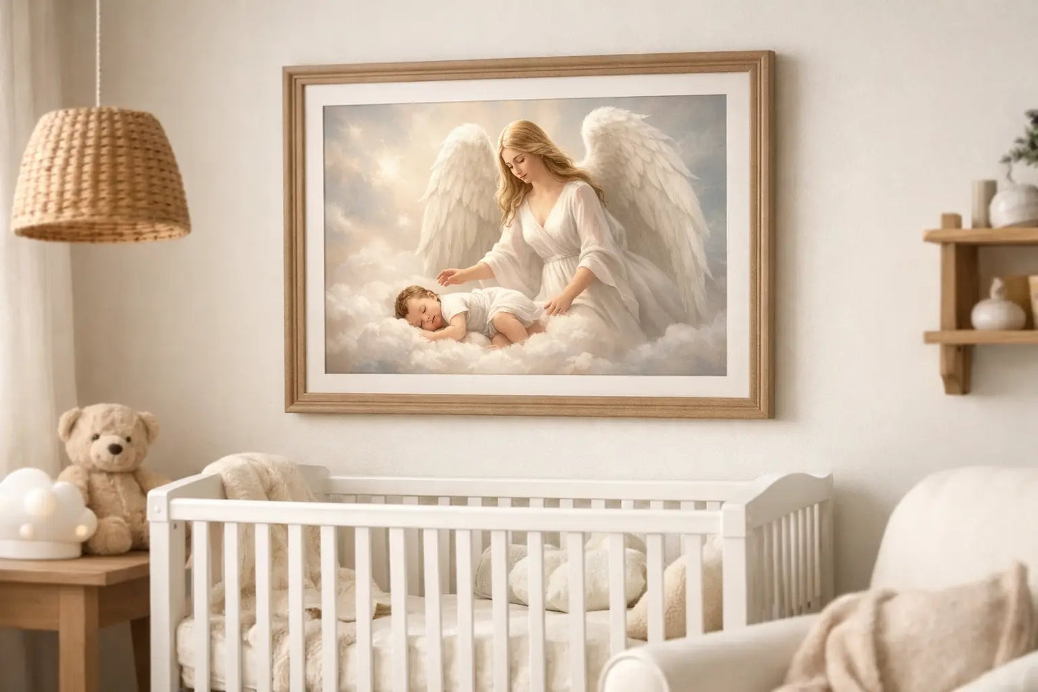 Guardian Angel Art for Nursery Rooms That Last