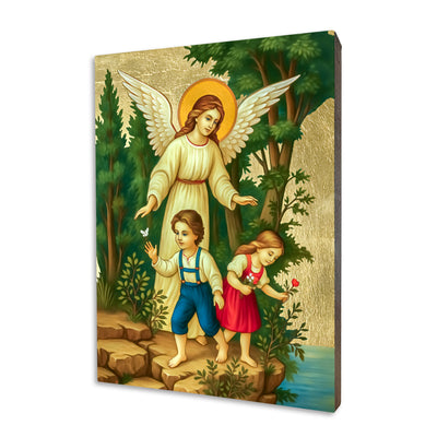 Guardian Angel with Children Icon