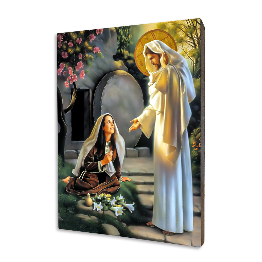 Icon of Jesus and Mary Magdalene