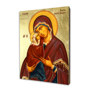 Icon of Saint Anne with Mary