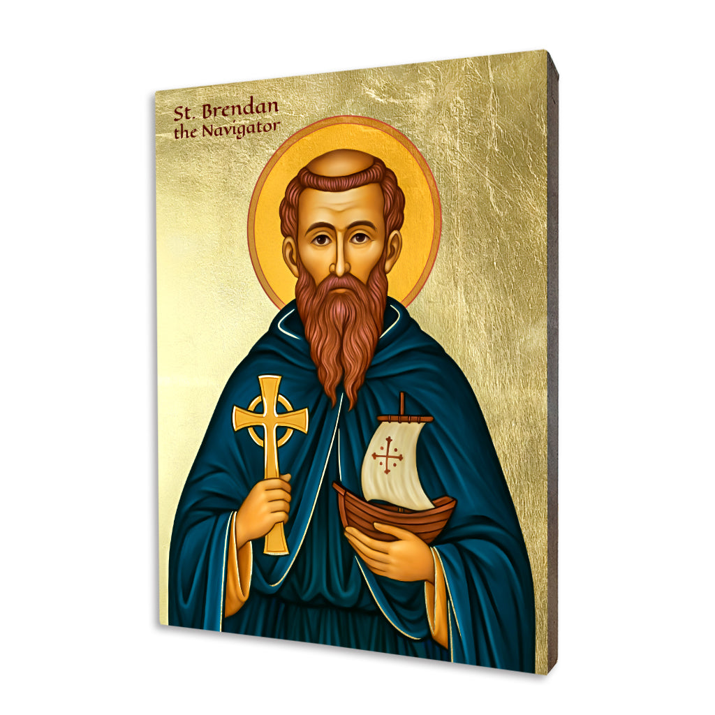 Icon of Saint Brendan the Navigator