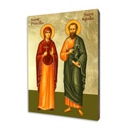 Icon of Saints Priscilla and Aquila