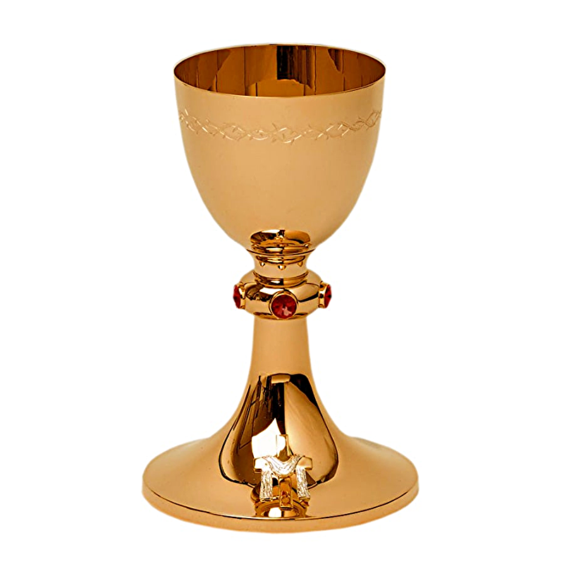 Mass Chalice — podstawa krzyż wielkanocny — liturgical chalice