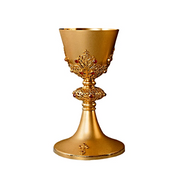 Liturgical Chalice, nodus, with Red Stones — liturgical chalice