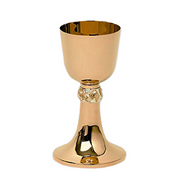 Mass Chalice — nodus Grape Motif, Wheat Motif — liturgical chalice