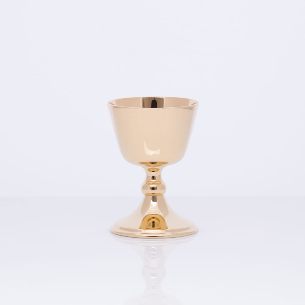 Small Gold-Plated Brass Chalice — liturgical chalice