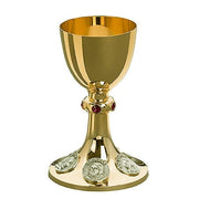 Mass Chalice — with Five First Polish Martyrs — liturgical chalice