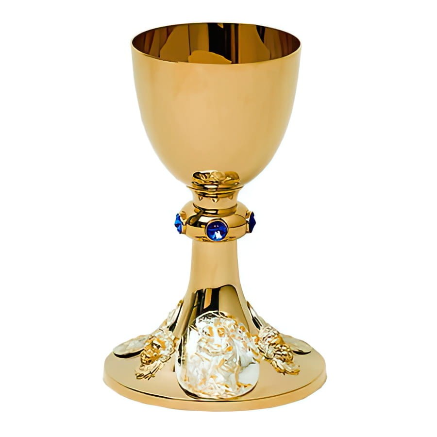 Mass Chalice Marian — liturgical chalice