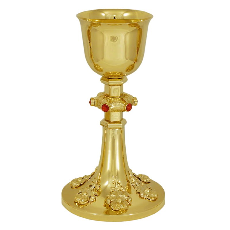 Mass Chalice Neo-Gothic, czara tulipan — liturgical chalice
