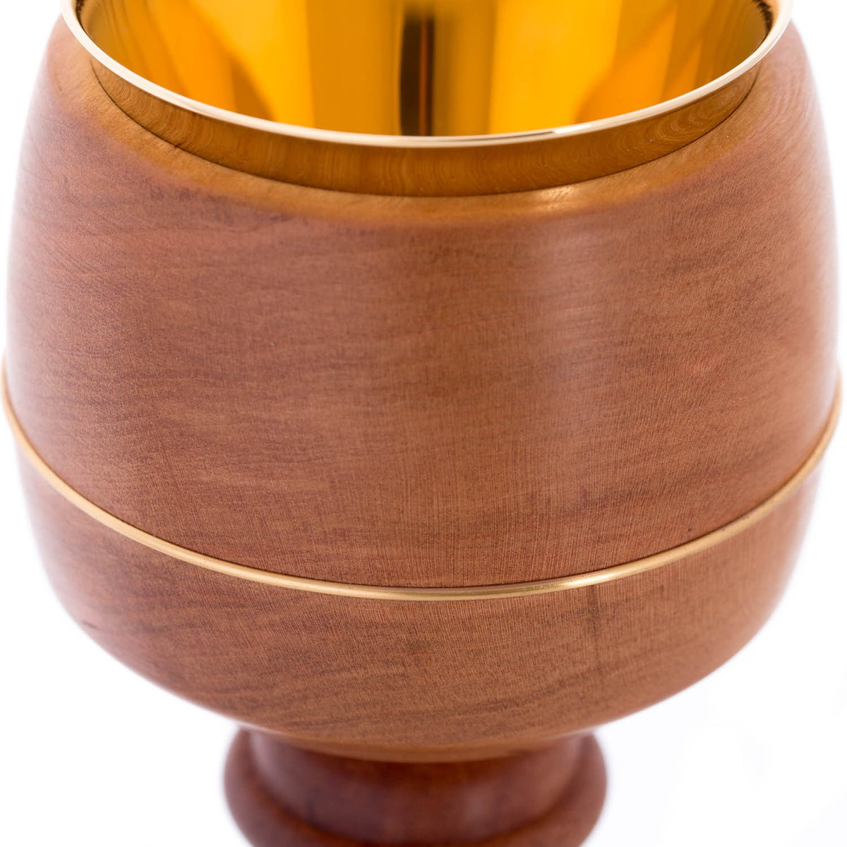 American Cherry Wood Mass Chalice — liturgical chalice