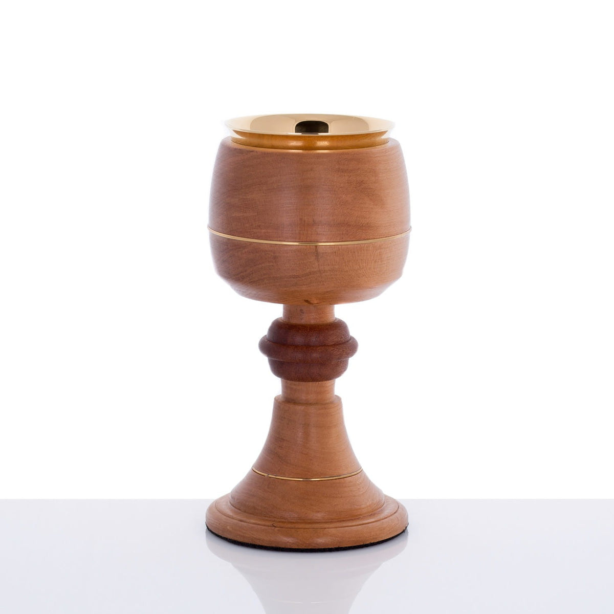 American Cherry Wood Mass Chalice — liturgical chalice