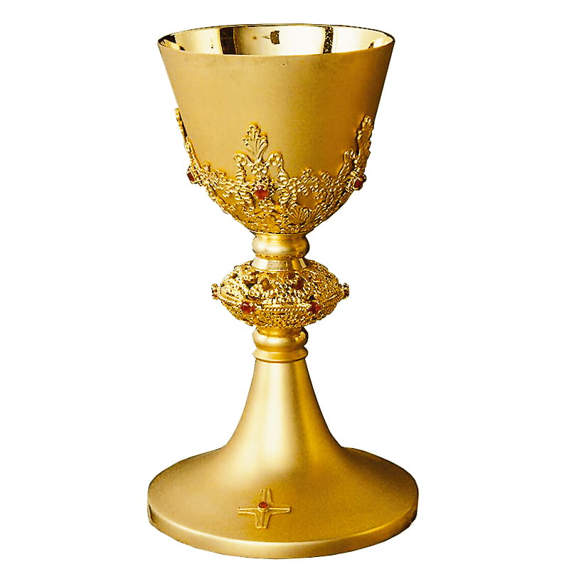 Mass Chalice z with Rubies — liturgical chalice