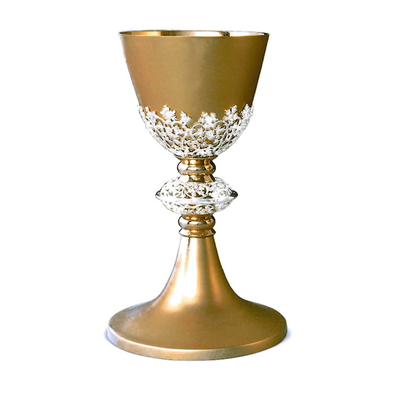 Mass Chalice, nodus Silver-Plated Openwork — liturgical chalice