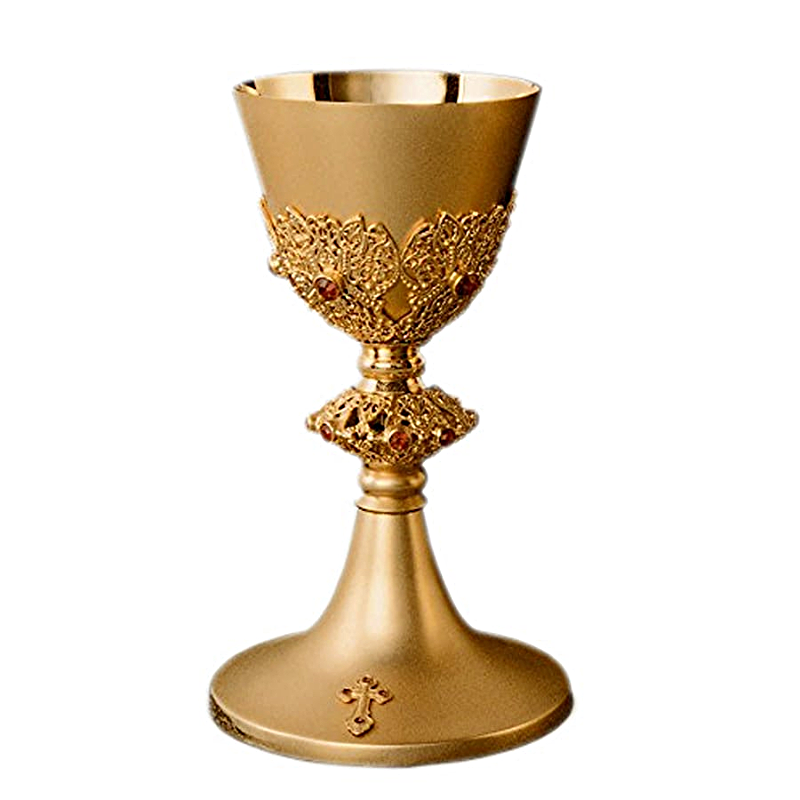 Mass Chalice z kamieniami — liturgical chalice
