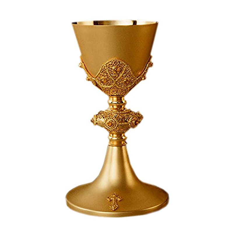 Mass Chalice z ażurowym koszyczkiem — liturgical chalice