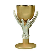 Mass Chalice — with Hand-Motif Knop — liturgical chalice