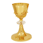 Liturgical Chalice, with Crystal Knop — liturgical chalice