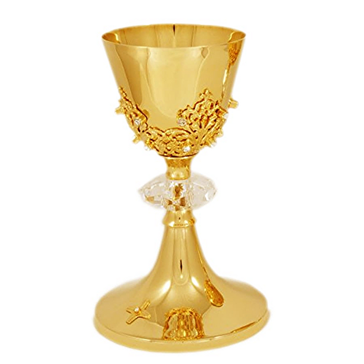 Liturgical Chalice, with Crystal Knop — liturgical chalice