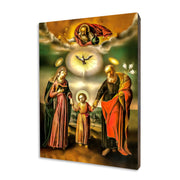 Holy Family of Kalisz religious icon on a hand-gilded wood panel