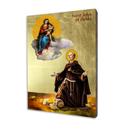 St. John of Dukla icon on a gilded linden wood panel