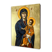 Our Lady of the Snows – Salus Populi Romani religious icon on a hand-gilded wood panel
