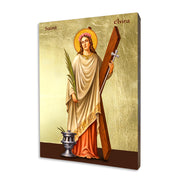 St. Elvira, Martyr icon on a gilded linden wood panel