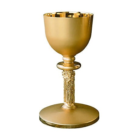 Mass Chalice — with Four Apostles Knop — liturgical chalice