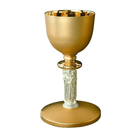 Mass Chalice — with Four Apostles Knop — liturgical chalice