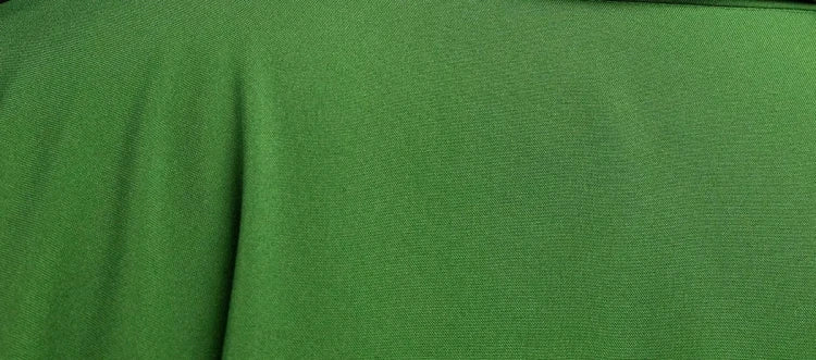 Green Chasuble with raised IHS embroidery — side view