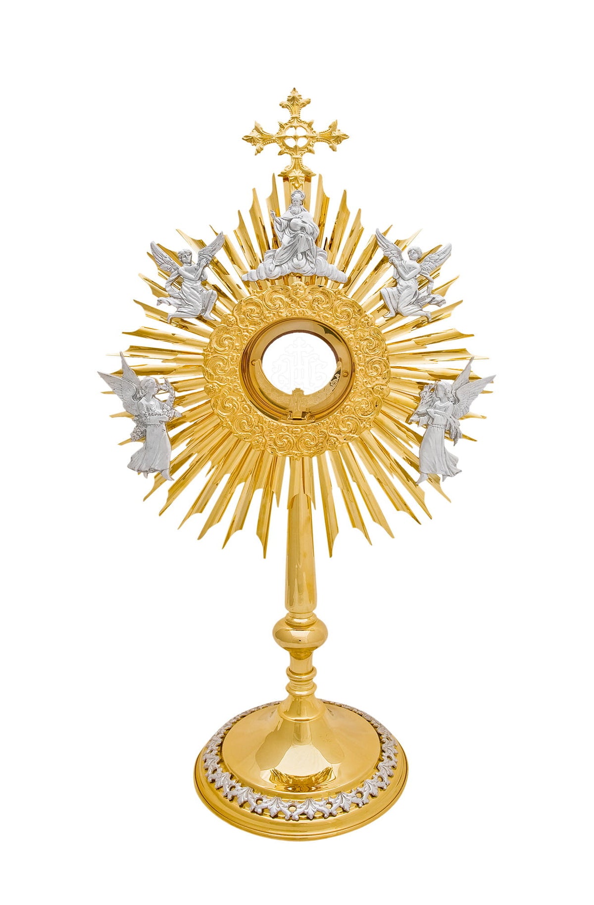 Monstranz — Gottvater und Engel, 68 cm