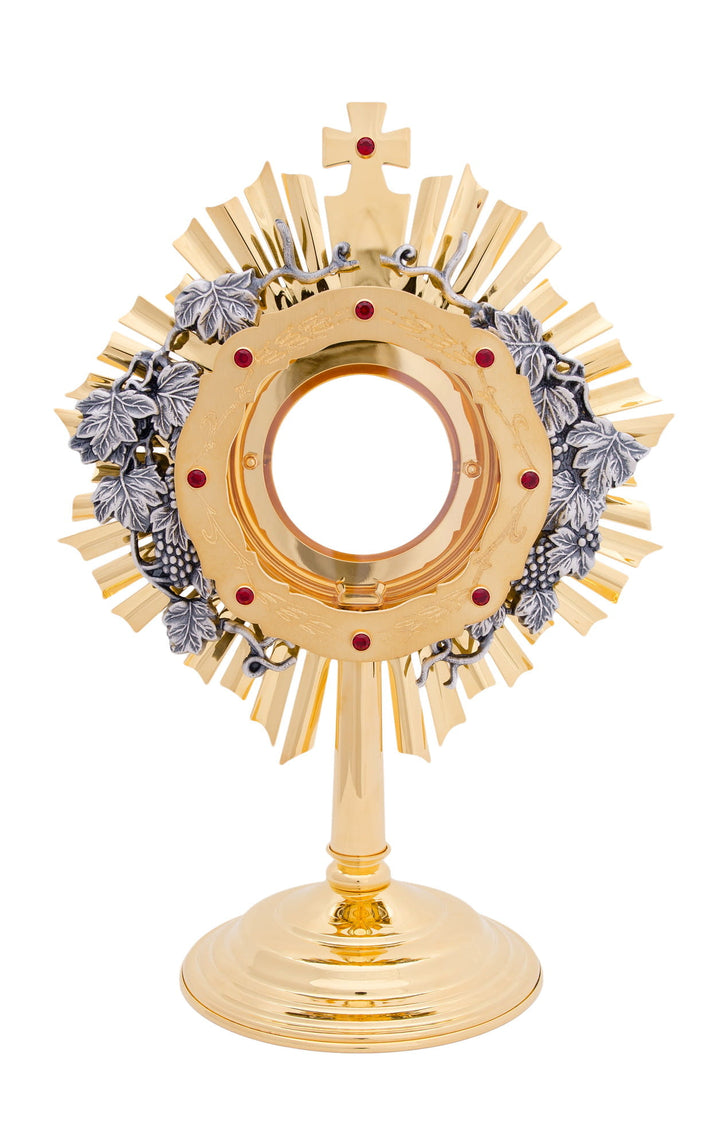 Monstranz — Weinrebenmotiv, 31 cm