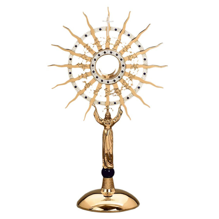 Ostensorio — Vergine Maria e raggiera, 74 cm
