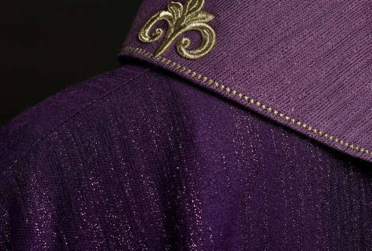 Purple Chasuble with embroidered cross - Variant V - gallery view 11