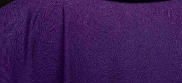 Purple Chasuble with gold cross embroidery - Variant I - gallery view 5
