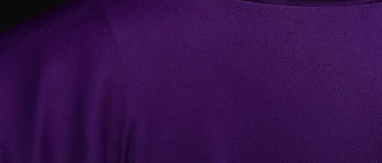 Purple Chasuble with IHS embroidery on lightweight SACROLITE knit - gallery view 6