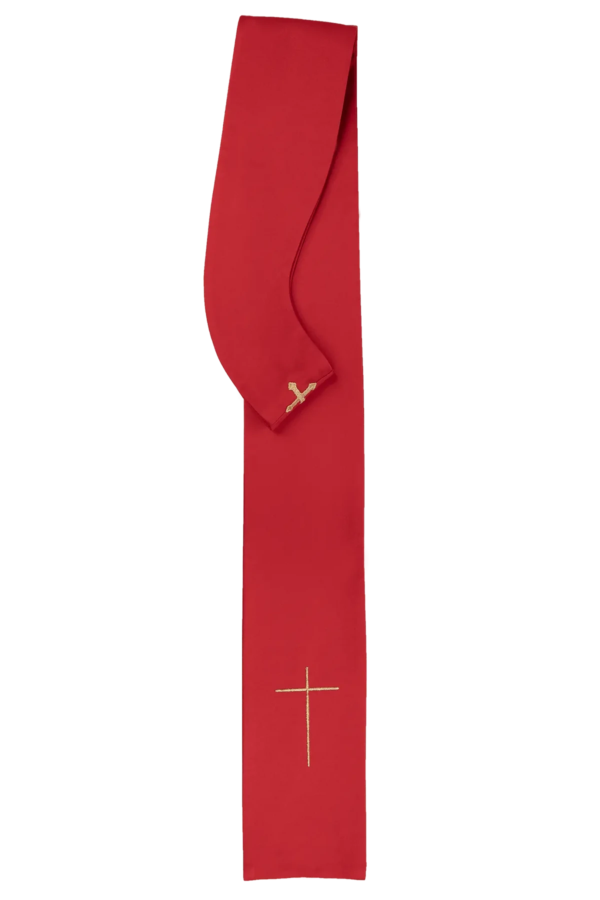 Red Chasuble with Minimalist Embroidery — detail view 19