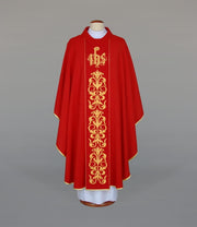 Red Chasuble with Rich Embroidery — product view