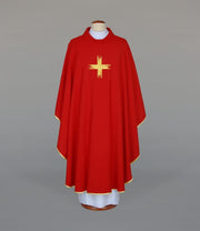 Red Embroidered Chasuble – Variant IV — product view