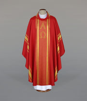 Red Embroidered Chasuble – Variant VI — product view