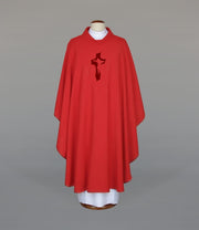 Red Embroidered Chasuble – Variant VII — product view