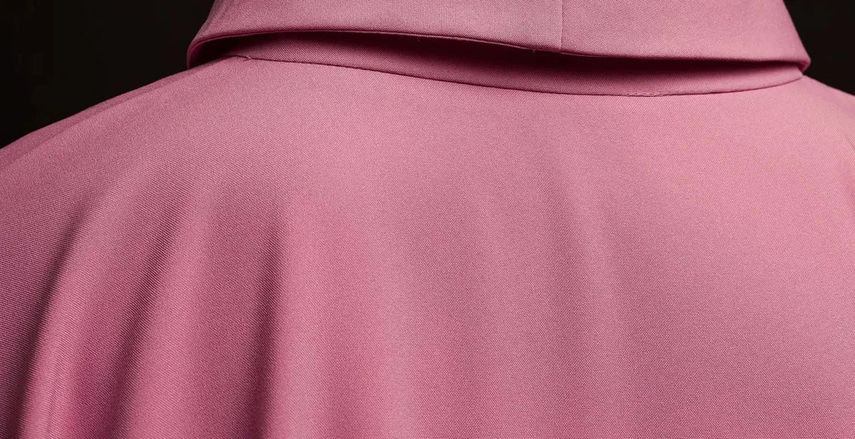 Pink Chasuble with Raised JHS Embroidery - detail 6